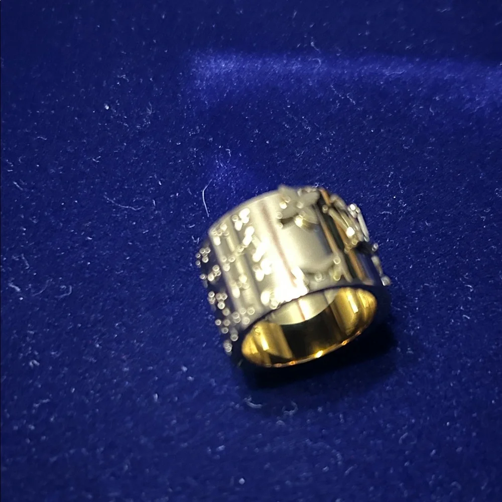 Chunky LV ring solid - Picture 4 of 6